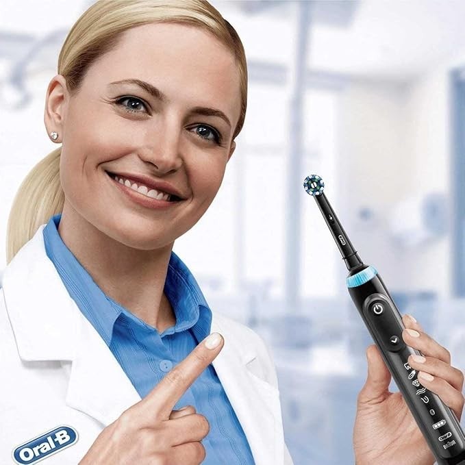 Oral-B Black Toothbrush Replacement Heads - 4 Count