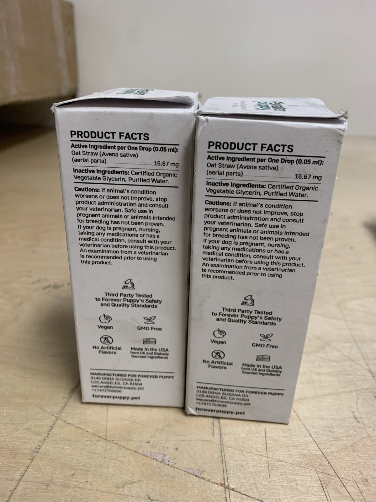 Pet Digestive Support Drops for Puppies - Avena Sativa & Astragalus, 120ml (2-Pack)