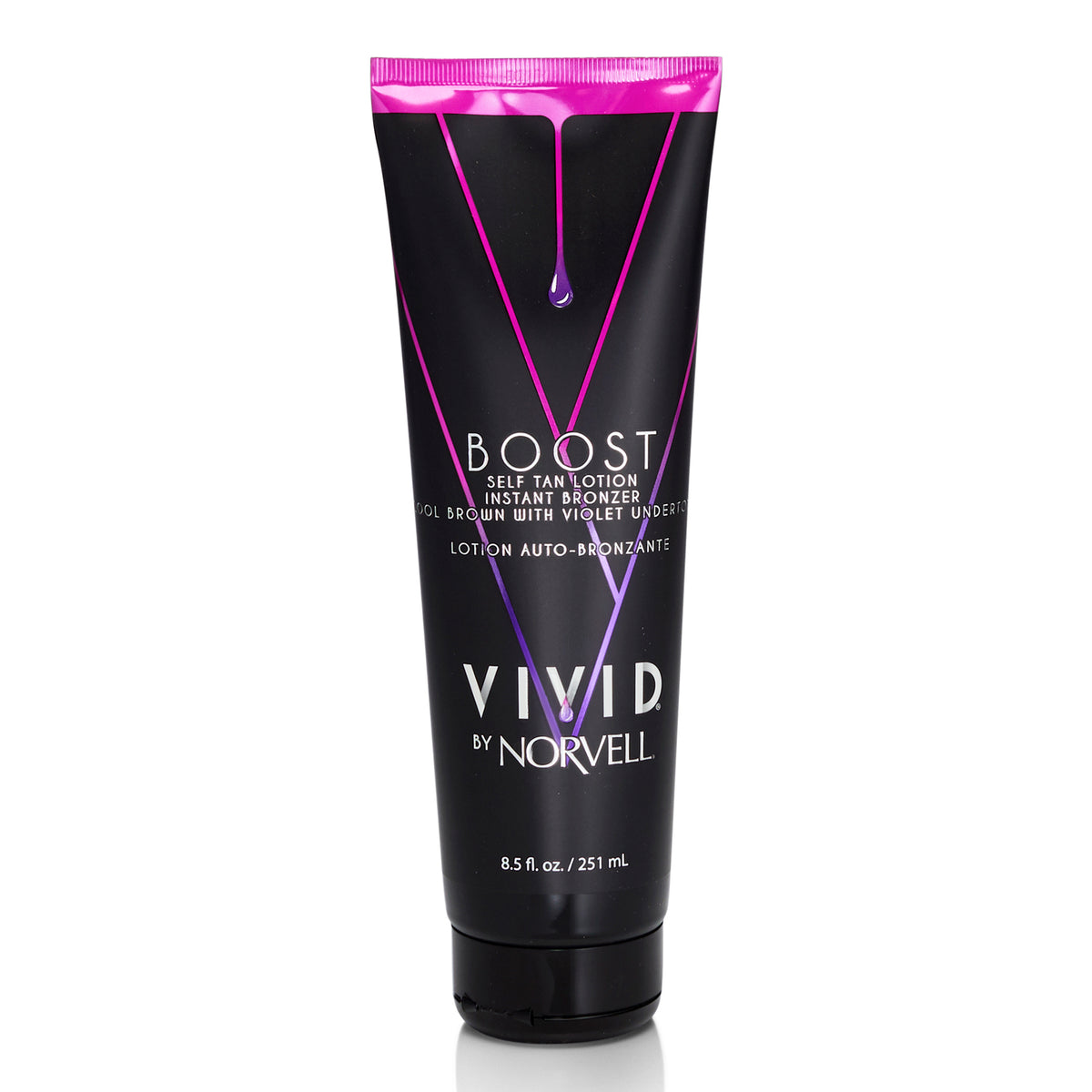 Norvell VIVID Boost Self-Tan Lotion 8.5 oz - Gradual Color & Skin Brightening