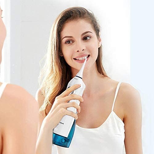 Cordless Water Flosser Oral Irrigator with 8 Tips 300ML Water Tank for Teeth & Gums