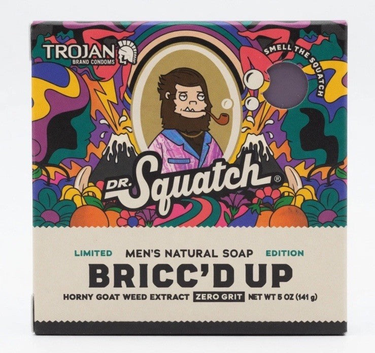 Men's Natural Bar Soap - Limited Edition Trojan Collaboration - Dr. Squatch