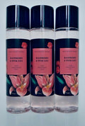 Set of 3 Raspberry & Pink Lily Fragrance Mist - 8 fl oz Body Sprays