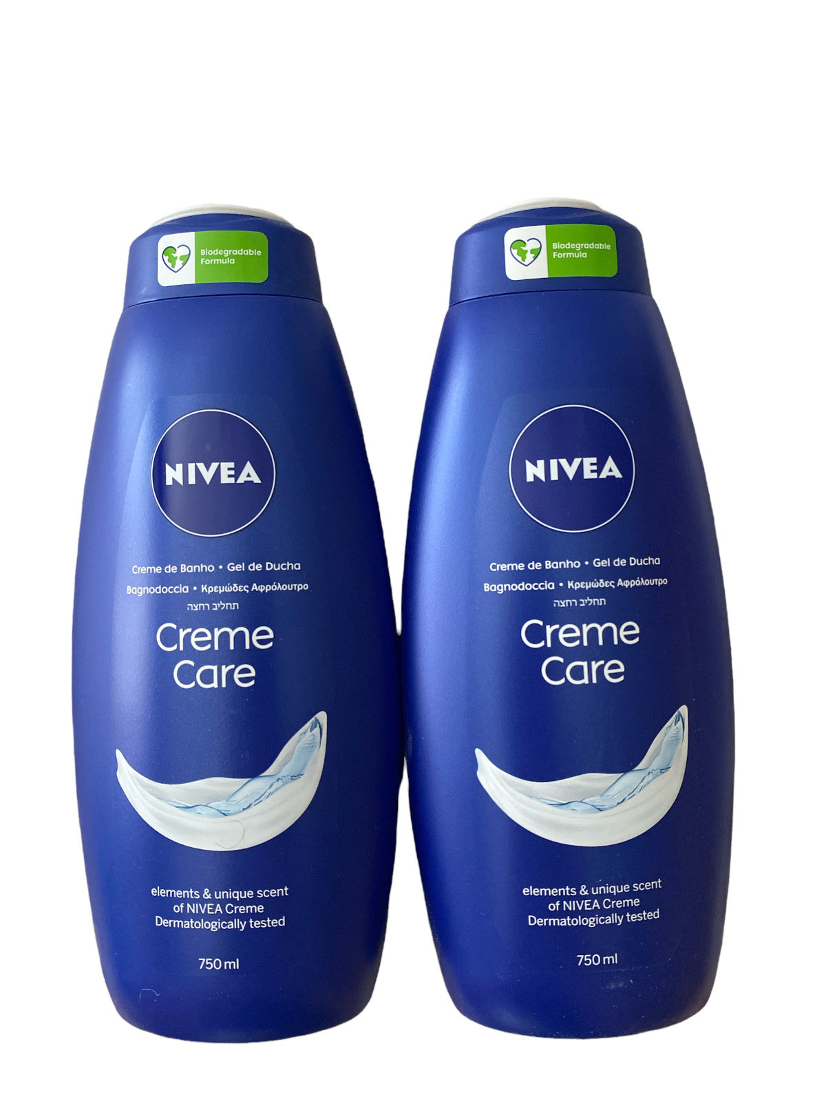 Nivea Cream Care Elements & Unique Cream Dermatologically Tested 750ml Pack of 2