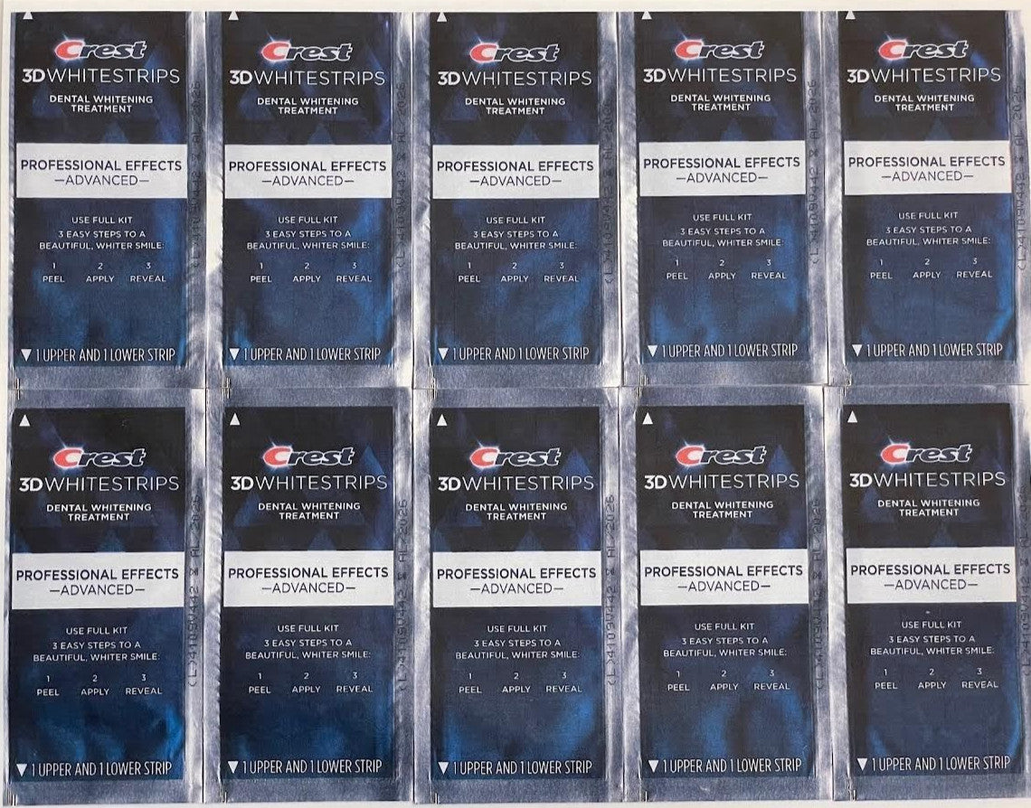 Strips - No Slip Professional Effects 20 Strips, 10 Pouches