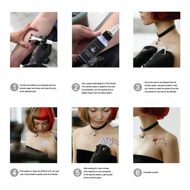 Tattoo Stencil Transfer Gel 30ml/120ml - Professional Thermal Copier Solution