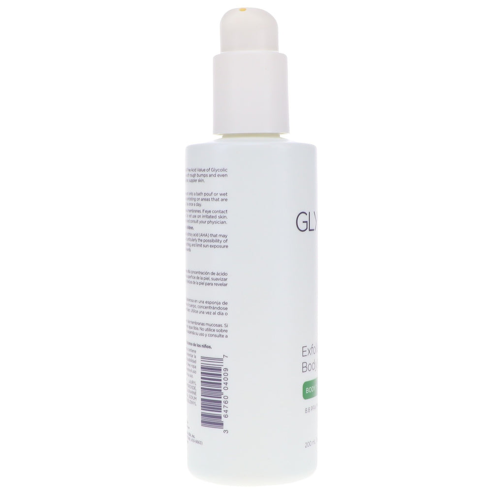 Exfoliating Body Wash with Glycolic Acid - 6.7 oz Deep Cleansing Skin Care