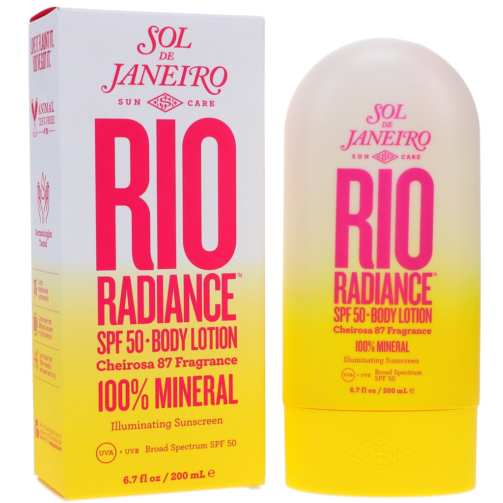 Sol de Janeiro Rio Radiance SPF 50 Sunscreen Lotion - Cheirosa 87 Fragrance 6.7oz