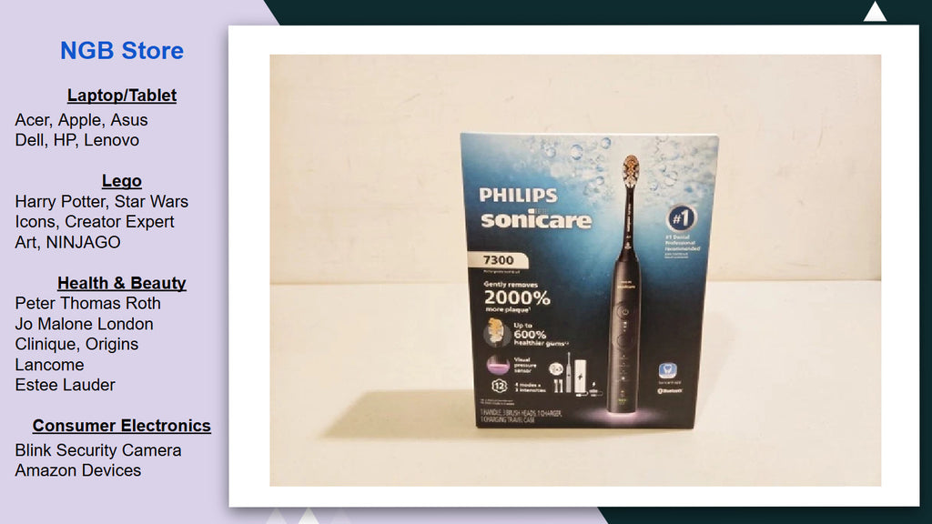 Electric Toothbrush Travel Case for Sonicare 7300 Series - Compact & Protective