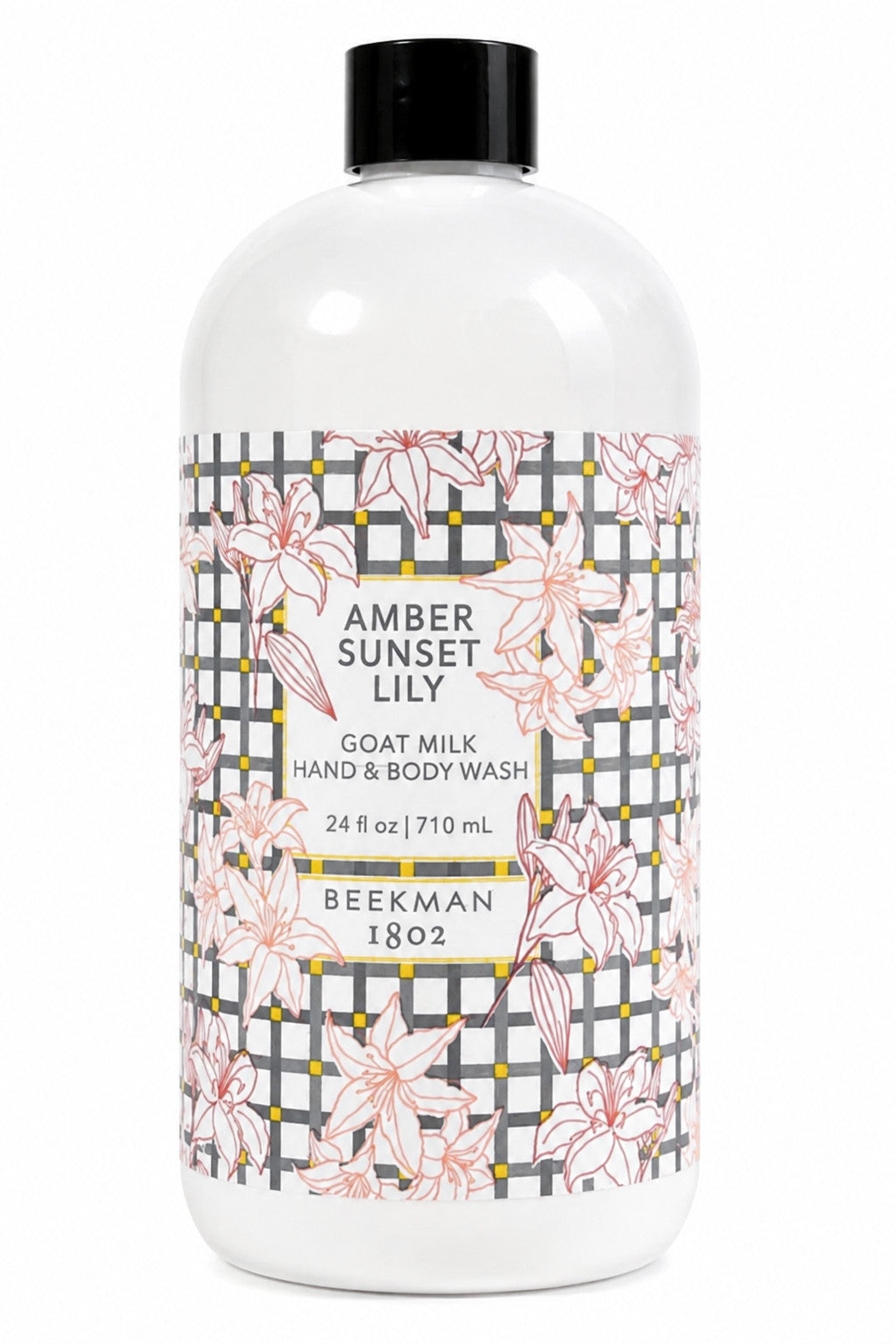 Beekman 1802 Goat Milk Amber Sunset Lily Hand & Body Wash 24oz