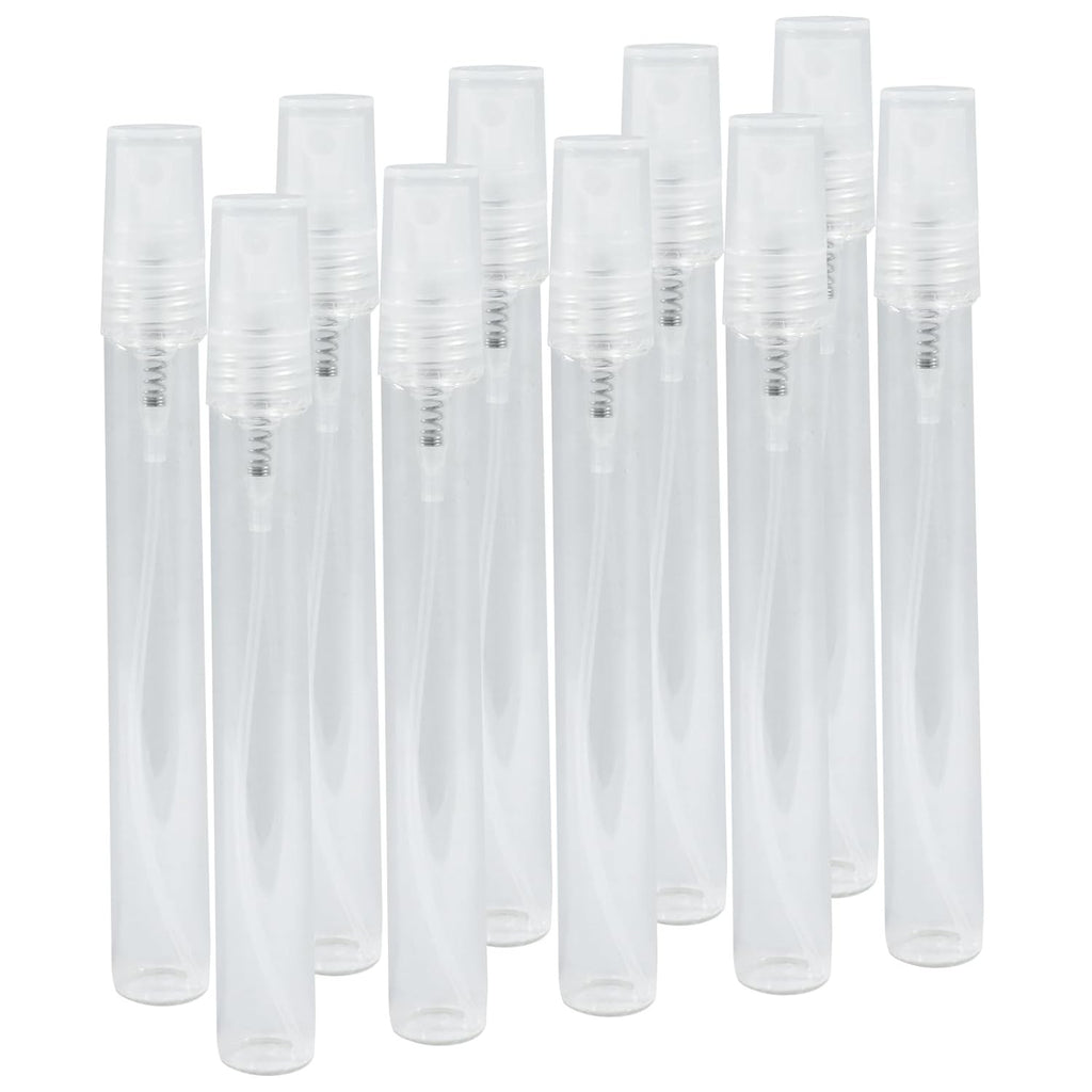 10ml Glass Refillable Spray Bottles - Pack of 10 Perfume Sample Containers