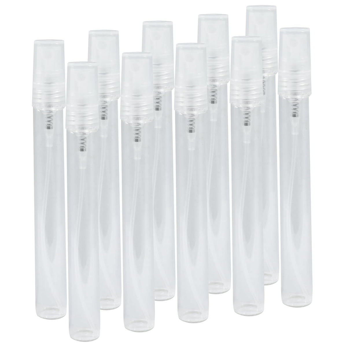 10ml Glass Refillable Spray Bottles - Pack of 10 Perfume Sample Containers