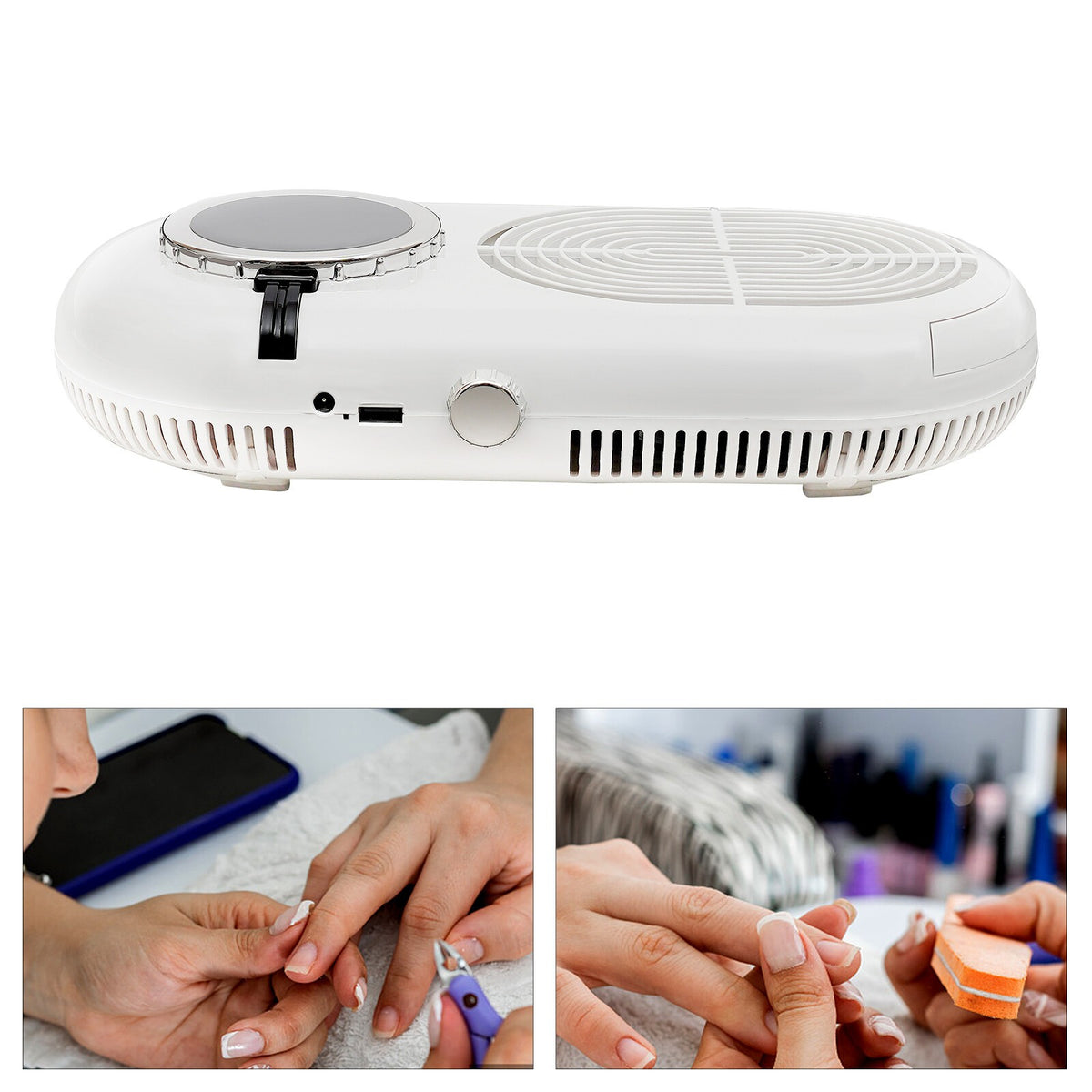Nail Dust Collector Vacuum Fan for Nail Art and Manicure