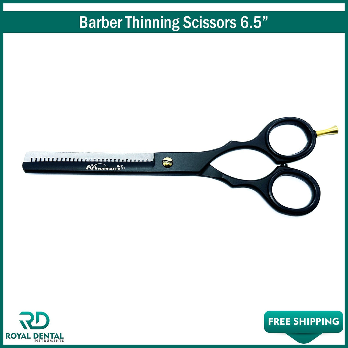 Professional Hair Thinning Shears 6.5 Inch Stainless Steel Texturizing Scissors