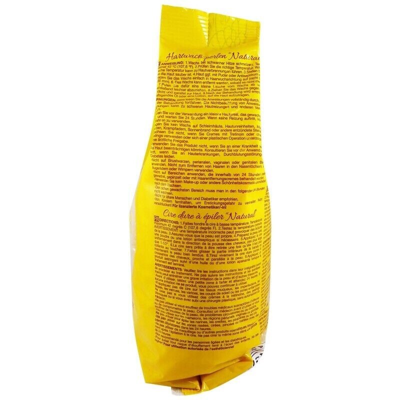 Hard Wax Beads for Hair Removal - Natural Resin, Low Temp, 2.2 lb