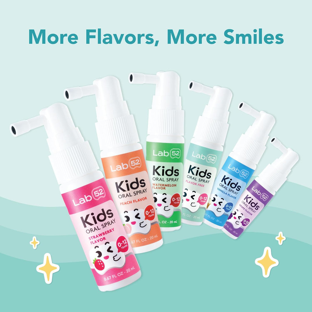 Kids Oral Spray Fluoride-Free Strawberry Xylitol Dental Helper, 150 Sprays