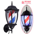 Rotating LED Barber Pole Light for Hair Salon Outdoor Indoor Signage