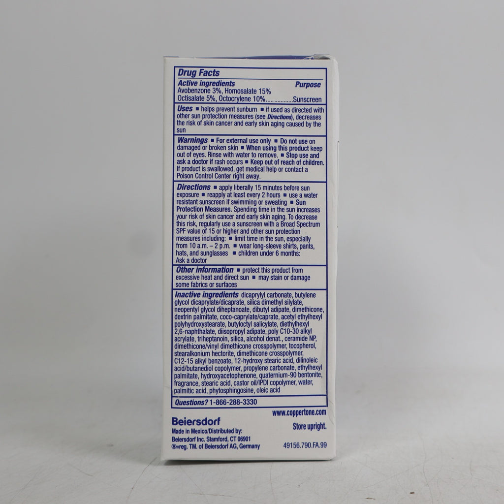 Coppertone SPF60+ Face Sunscreen Invisible Finish 2 Pack
