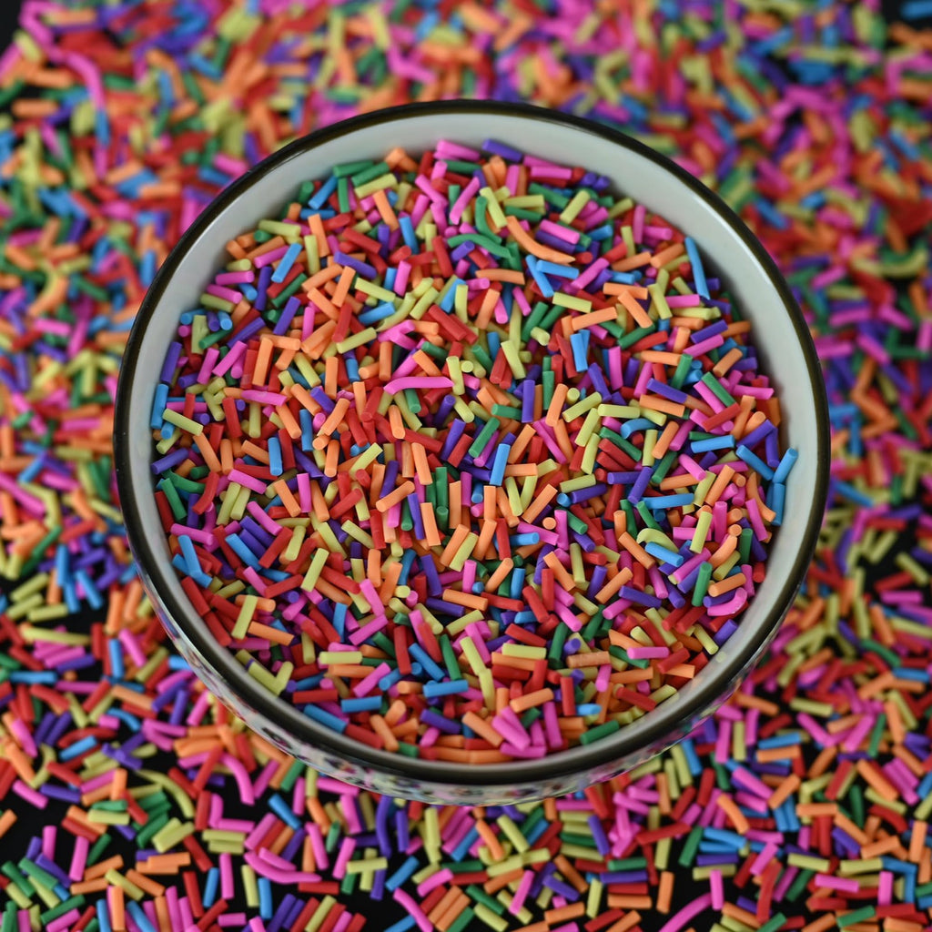Fake Sprinkles 110g Non-Edible Polymer Clay for Crafts & Decor