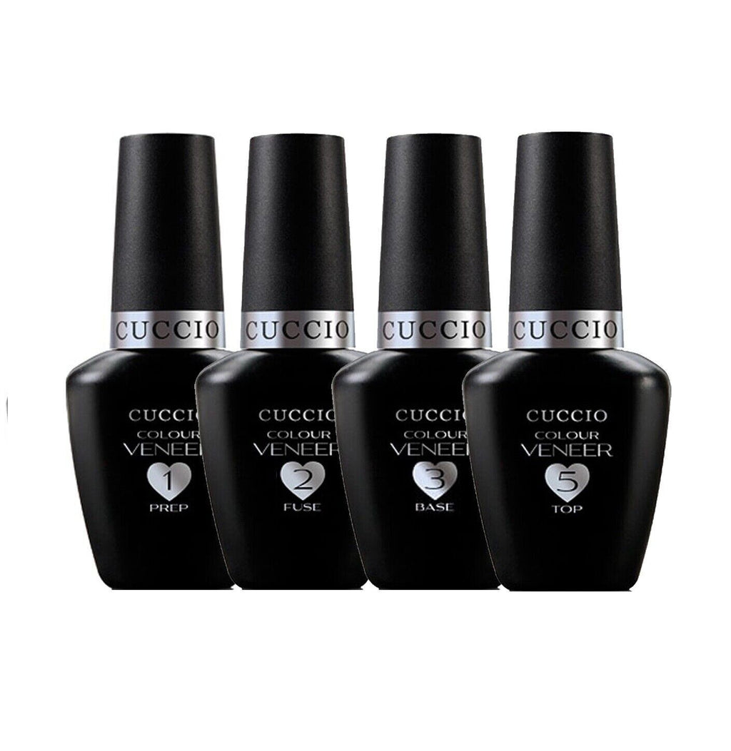 Veneer Nail Treatment Pack - Prep, Base, Top Coats with 13ml Each