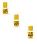 Pack of 3 Bondini Glue 0.14 Oz Yellow Cap - Strong Adhesive