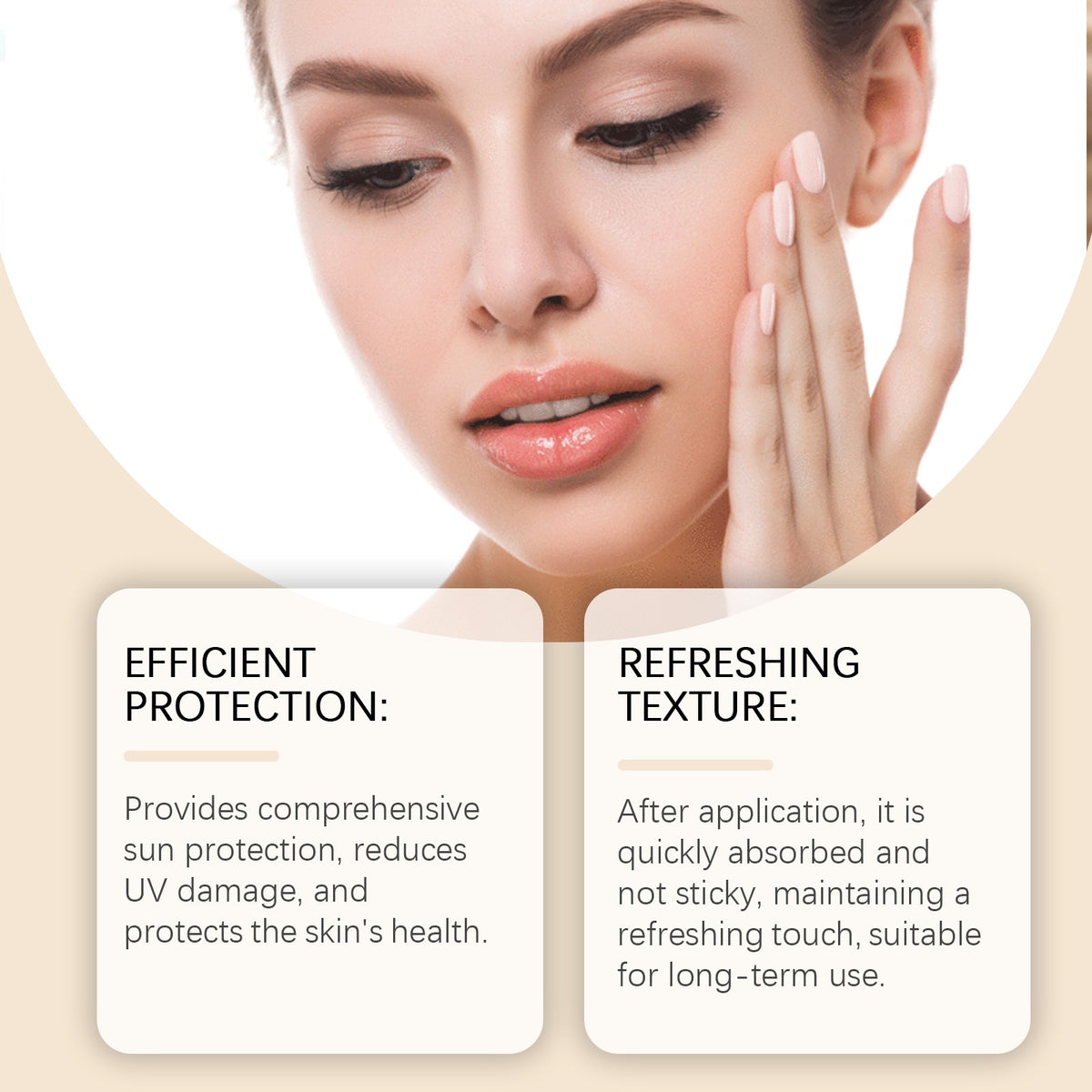 Matte Sunscreen Stick SPF 50 Face & Body Non-Greasy Sun Protection
