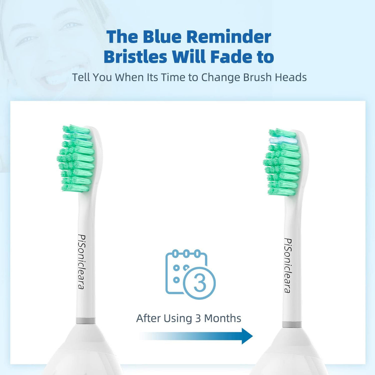 Replacement Toothbrush Heads 6 Pack for Sonicare E-Series - Deep Cleaning