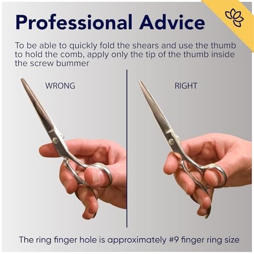 Professional 6-Inch Hair Cutting Scissors for Salon & Barber Use