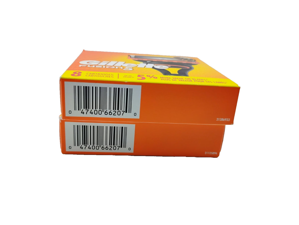 Gillette Fusion 5 Razor Blade Refills - Pack of 8 Cartridges, Sealed