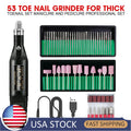 Electric Nail Grinder for Thick Toenails Self-Use Manicure Pedicure Set