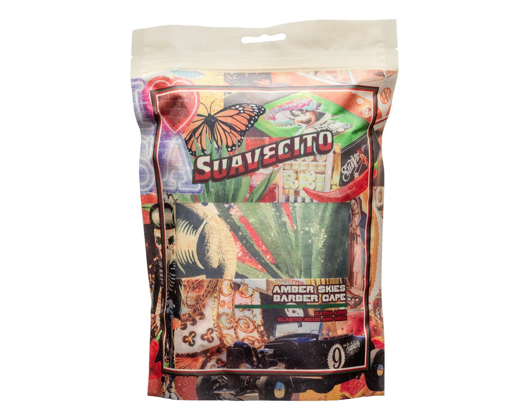 Suavecito Amber Skies Barber Cape for Haircutting & Salon Use