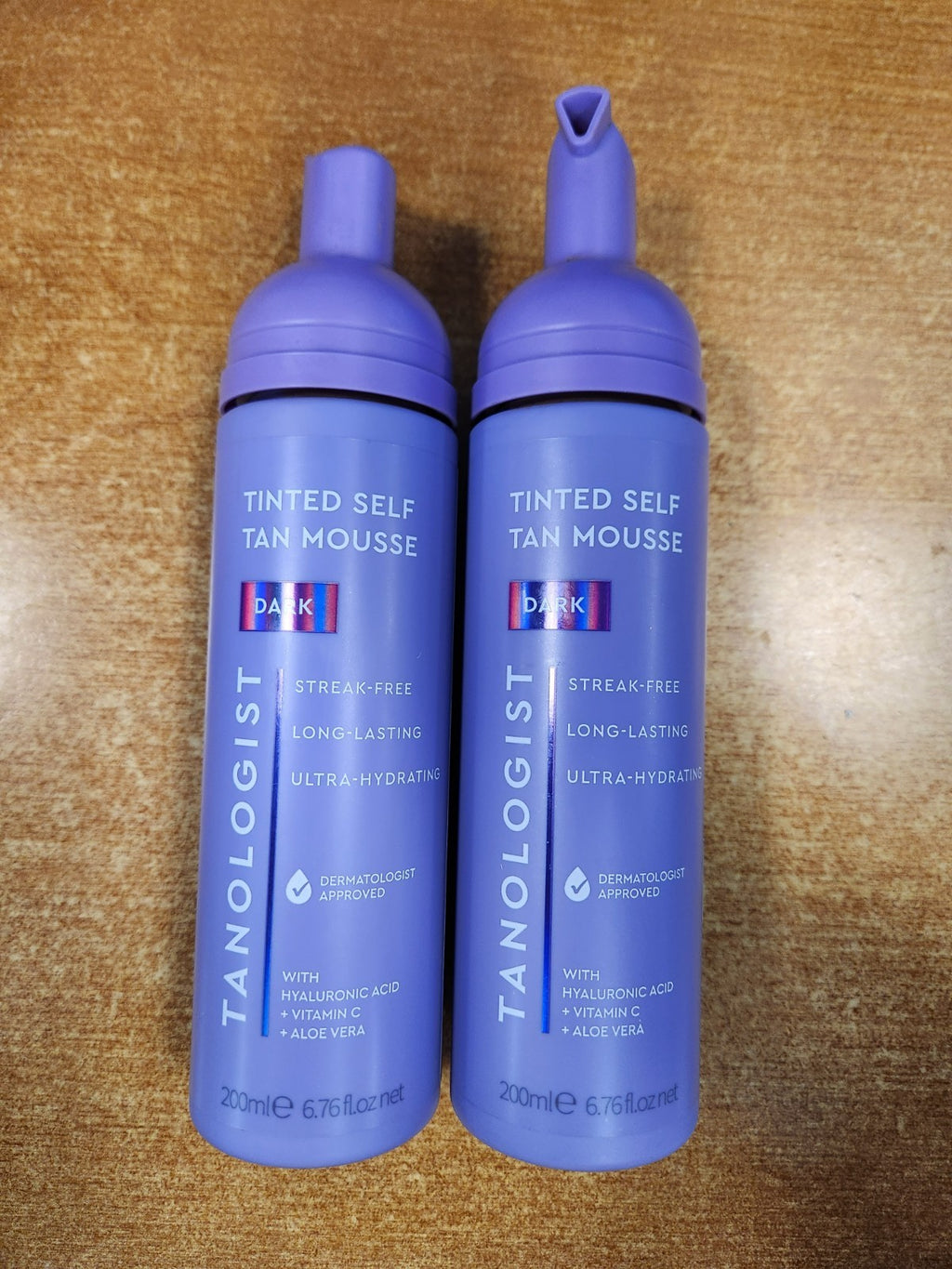 Self Tanner Mousse Dark Tan 2 Pack - Streak-Free, Hydrating & Fast-Developing