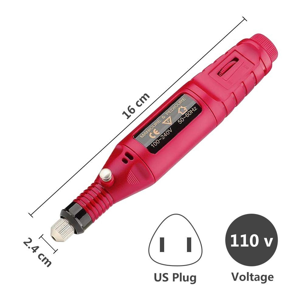 Professional Electric Nail Drill Set for Thick Toenails Manicure Pedicure