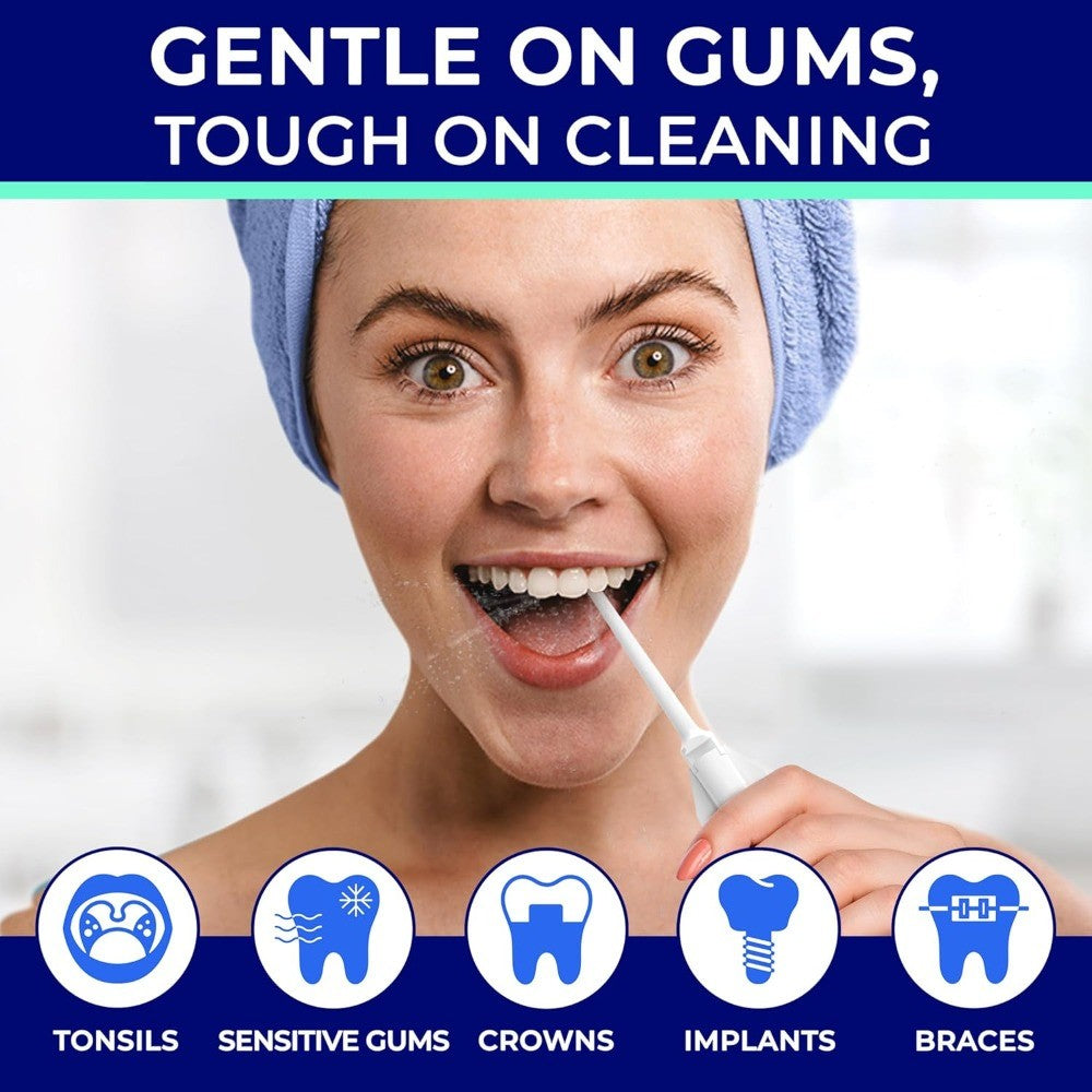 Gentle Oral Irrigator for Sensitive Teeth & Tonsil Stone Removal - Water Flosser