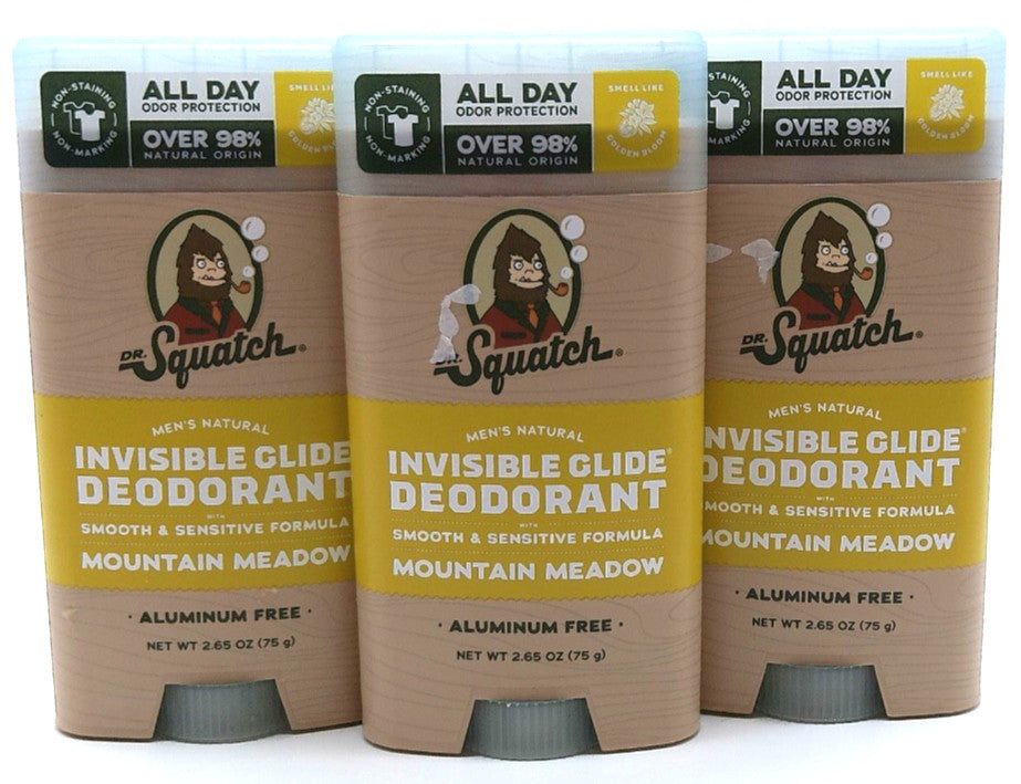 Men's Invisible Glide Deodorant Mountain Meadow 2.65 Oz - Pack of 3