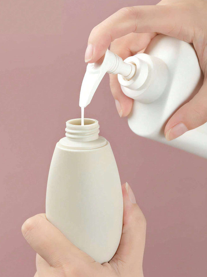 3-Pack Refillable Silicone Travel Bottles Set 2oz Leak-Proof Toiletries