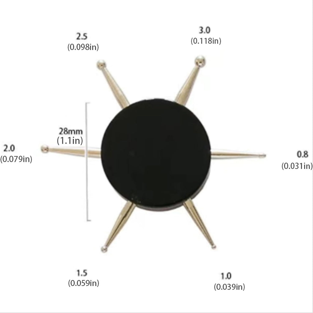 6-in-1 Nail Dotting Tool for Nail Art UV Gel Painting and Carving