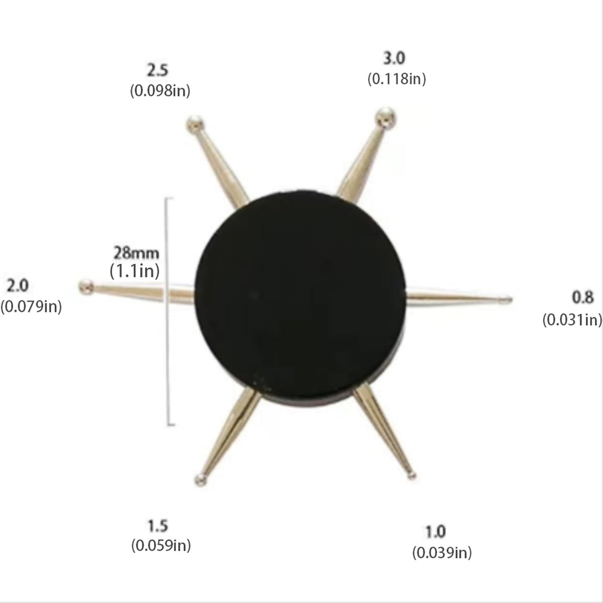 6-in-1 Nail Dotting Tool for Nail Art UV Gel Painting and Carving