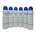6 Pack Deodorant Spray - Original 5oz / 150ml with Blue Cap