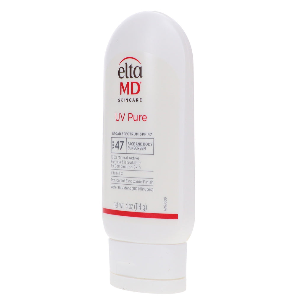 EltaMD UV Pure Broad Spectrum SPF 47 Sunscreen 4 oz for Face & Body