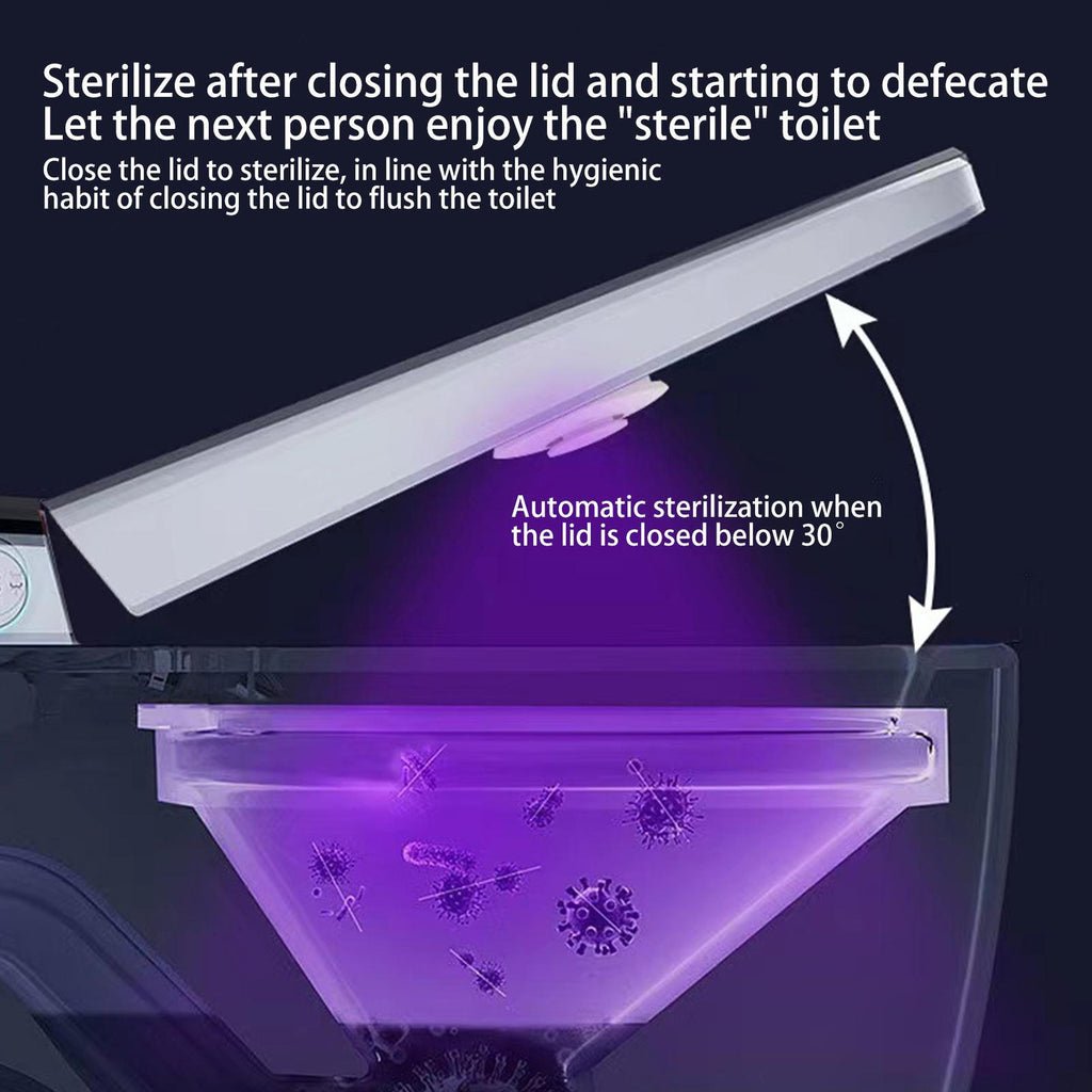 UV Disinfection Lamp with Ozone Auto Sterilization for Bathroom Toilet