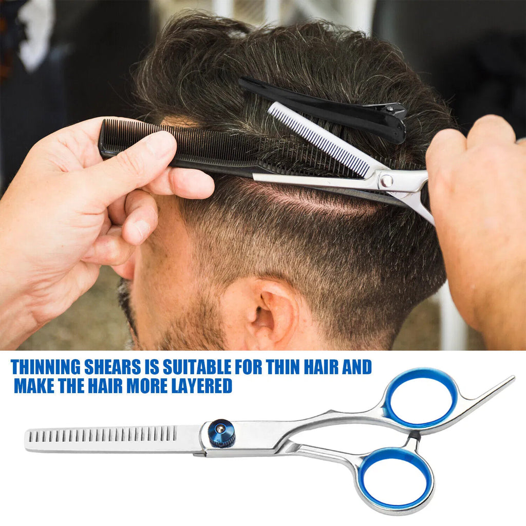 Professional Hair Thinning Scissors Barber Shears Hairdressing Set