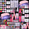 Professional Acrylic Nail Kit with UV Lamp & Tools for Beginners