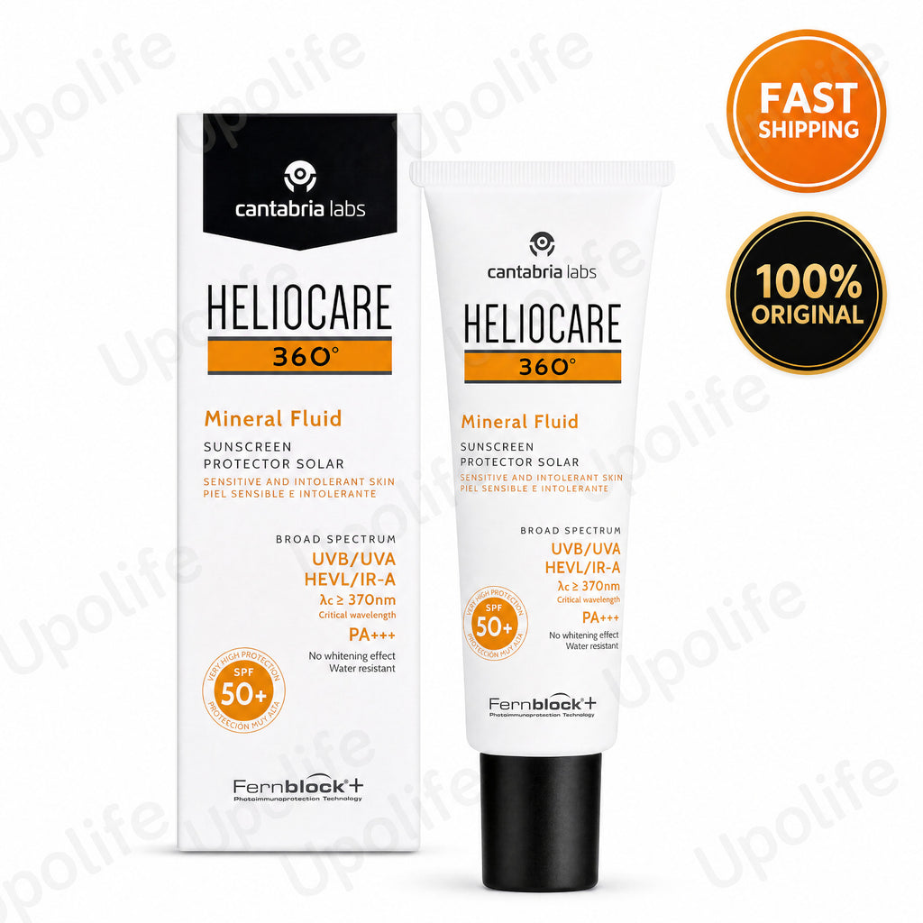 Mineral Sunscreen SPF 50+ Lightweight Face Sunblock for Sensitive Skin