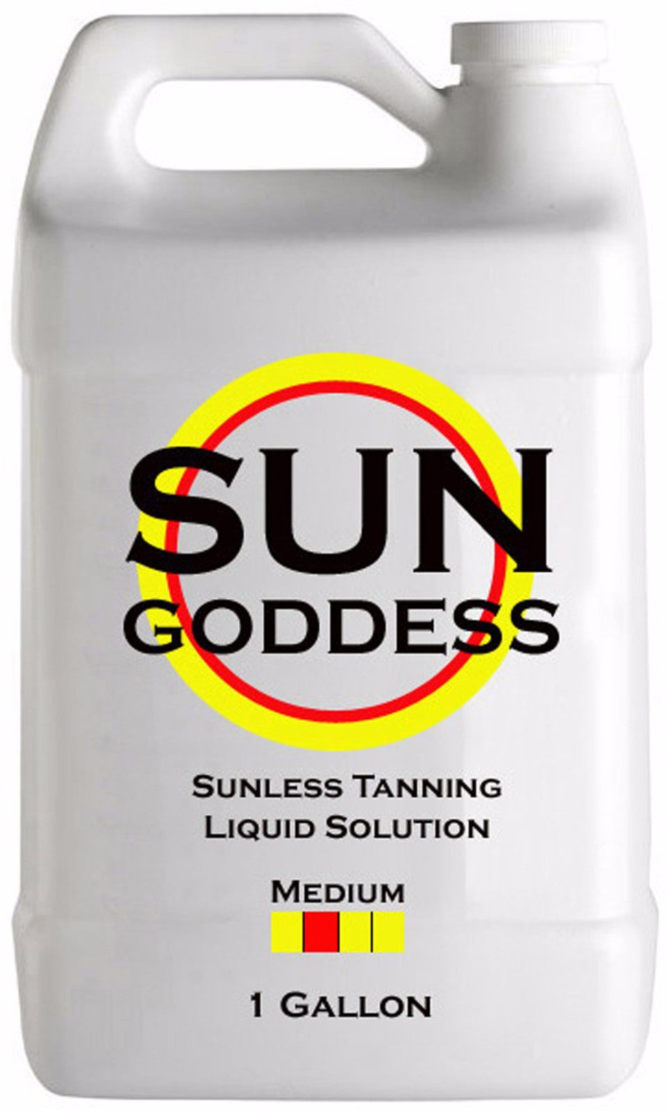 Medium Spray Tan Solution - 1 Gallon Self Tanner for Sunless Tanning
