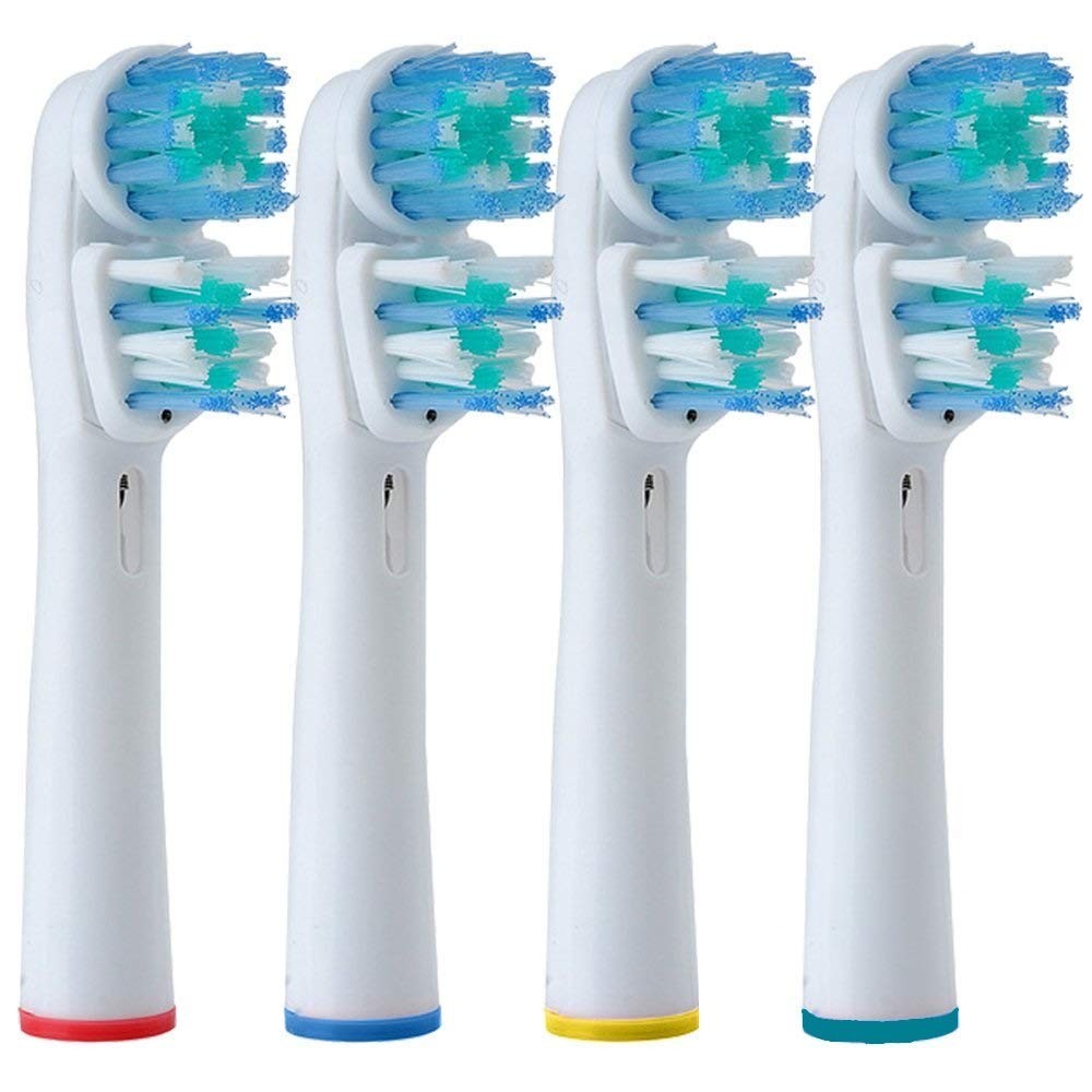 Replacement Brush Heads for Braun Oral-B Electric Toothbrush Pack of 4
