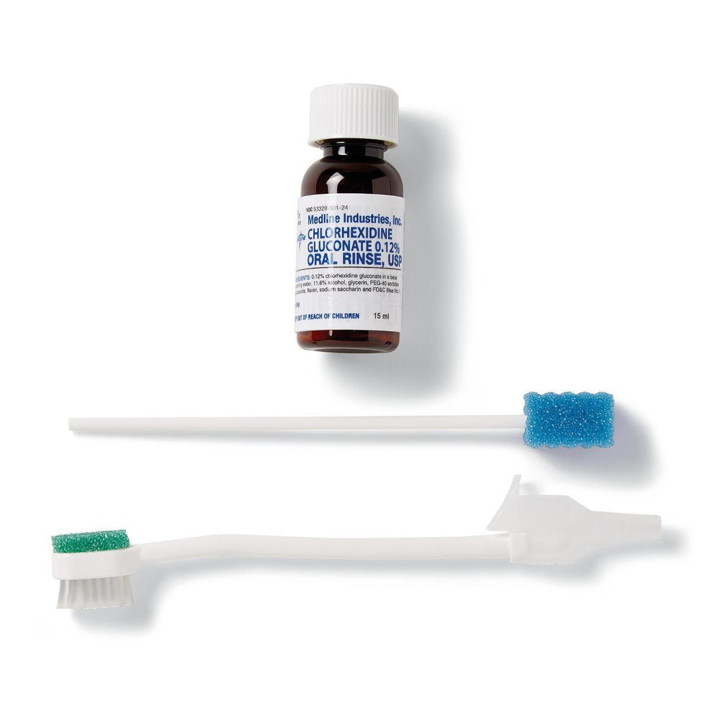 4 Pack Medical Suction Toothbrush & Catheter Tray Kits - Oral Care