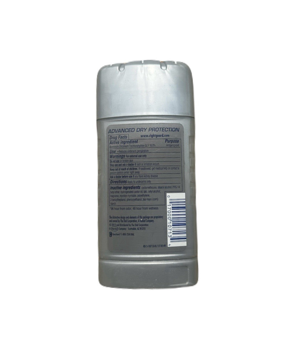 Right Guard Xtreme Dry Rush 96H Solid Antiperspirant Deodorant 2.6oz