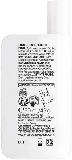 2 Pack SPF50+ Tinted Sunscreen Fluid for Sensitive Skin - UVA UVB Protection