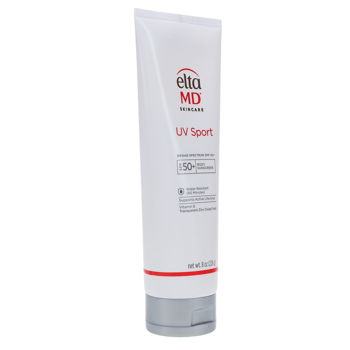 EltaMD UV Sport Broad Spectrum SPF 50+ Body Sunscreen 8 oz - Water-Resistant, Organic Formula
