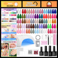 80 Colors Gel Nail Polish Kit with UV Light - Manicure Set & Nail Art Tools